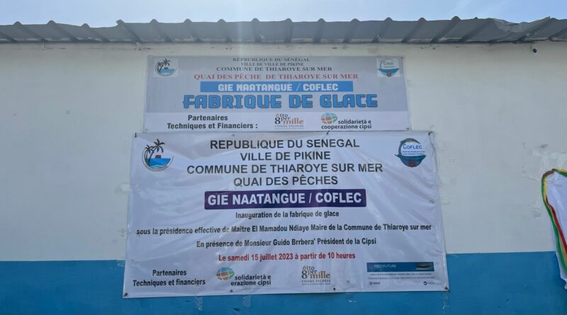 Inaugurata fabbrica di ghiaccio a Thiaroye Sur Mer (Senegal), con il contributo dell’8xmille della Chiesa Valdese