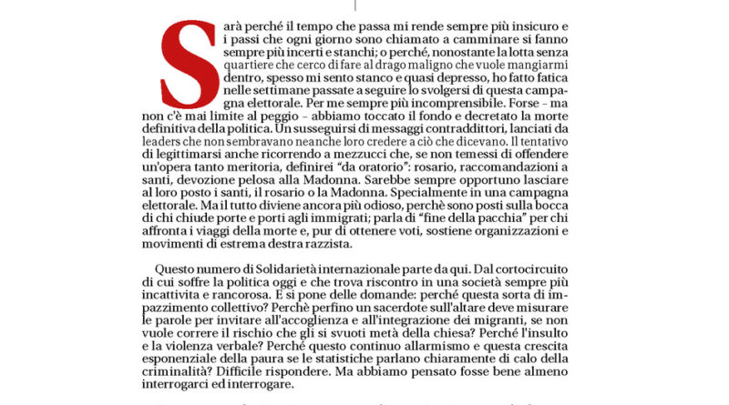 Posti davanti ad un bivio