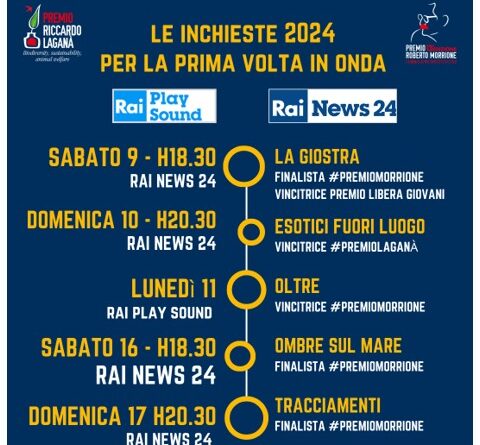 Premio Roberto Morrione – “Per vedere le inchieste finaliste 2024”